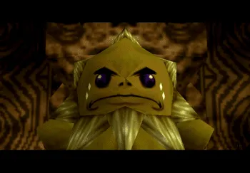 Close-up of Darunia’s face