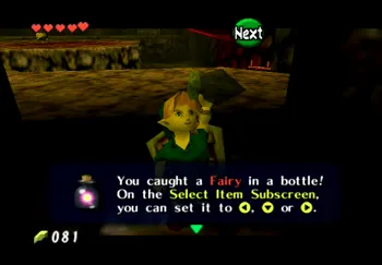 Capturing a Fairy in an empty Bottle