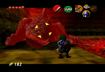 Attacking King Dondongo while it is stunned
