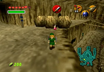 Wall that can be Bombed inside Goron City