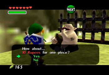 ocarina of time magic bean