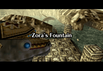 Lord Jabu Jabu in Zora’s Fountain - Title Screen