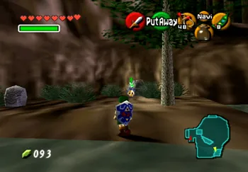 Location of the Gold Skulltula in the Zora’s Fountain