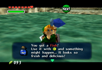 Ocarina of Time Ruto's Letter Bottle #3 and Open Zora's Fountain
