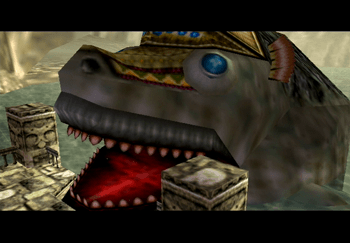Ocarina of Time Ruto's Letter Bottle #3 and Open Zora's Fountain