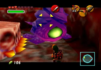 Link attacking the backside of Bigocto
