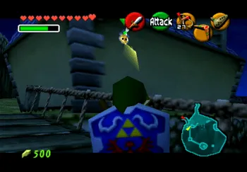 Location of the Gold Skulltula inside Lakeside Laboratory