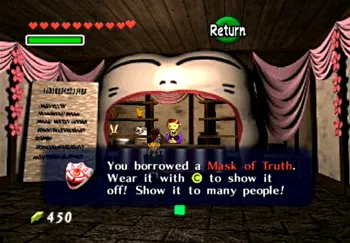 The Mask of Truth at the Happy Mask Shop