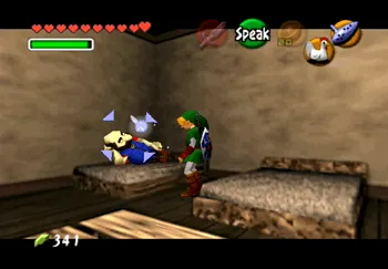 Targeting Talon in the Kakariko Village house