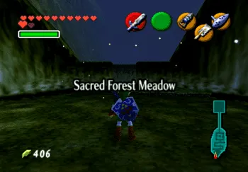 Entering the Sacred Forest Meadow Title Screen
