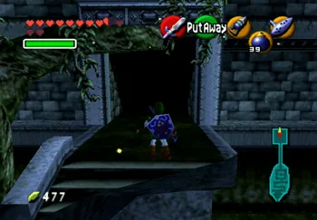 The entrance to the Forest Temple