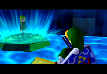 Meeting with Saria in the Chamber of Sages