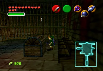 Treasure Chest that contains the Dungeon Compass