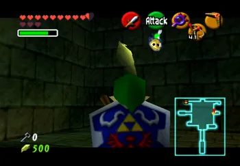 Location of the Gold Skulltula at the Bottom of the Well