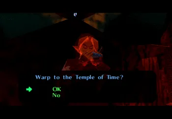 Warping to the Temple of Time