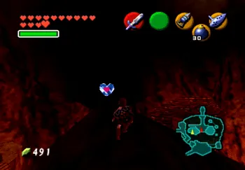 Piece of Heart inside the Death Mountain Crater