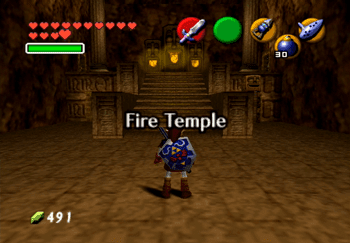 Fire Temple Title Screen