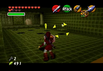 Using the Hylian Shield to block