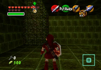 Location of the Gold Skulltula at the Fire Temple