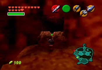 The entrance to the Great Fairy’s Fountain in Death Mountain Crater