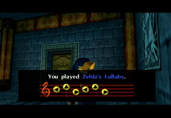Playing Zelda’s Lullaby to lower the level of the water