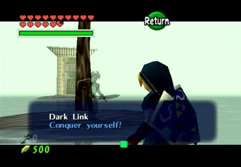 Encounter against Dark Link - conquer yourself!