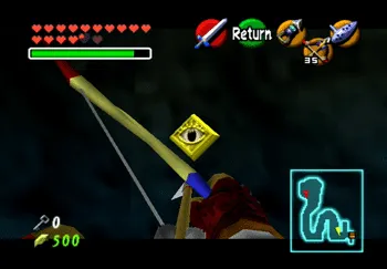 Using the bow and arrow on an eye