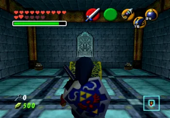 Walking towards the Boss Key treasure chest