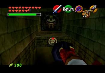 Using the Longshot to get across to the opposite side of the room