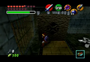 Pushing the red block under the spike walls