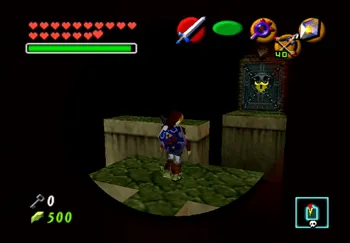Walking across the platforms using the Hover Boots