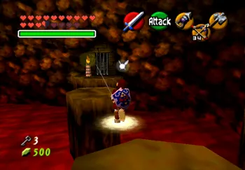 Using the Hover Boots to cross the sea of lava