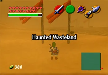 Haunted Wasteland Title Screen