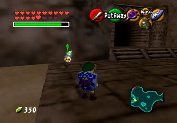 Location of the Gold Skulltula in the Desert Colossus