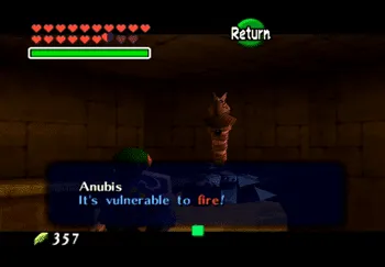 Targeting an Anubis in the Spirit Temple