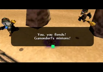 The Twinrova Sorceresses attacking Nabooru