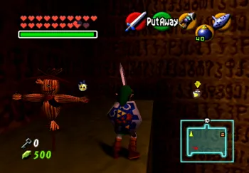 Obtaining the Gold Skulltula in the Spirit Temple