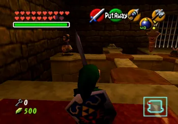 Entering the room with the Beamous and three Anubis