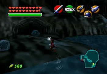 The southwest corner of the Zora’s Fountain