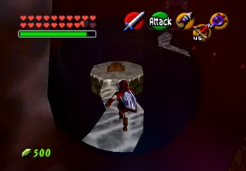 Traveling across the invisible platform towards the rusty switch