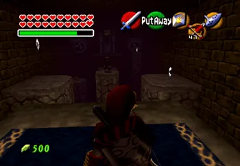 Entering the room with the Silver Rupees