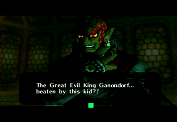 The Great Evil King Ganondorf… beaten by this kid?!