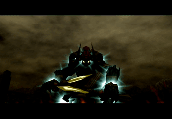 The final battle against Ganon